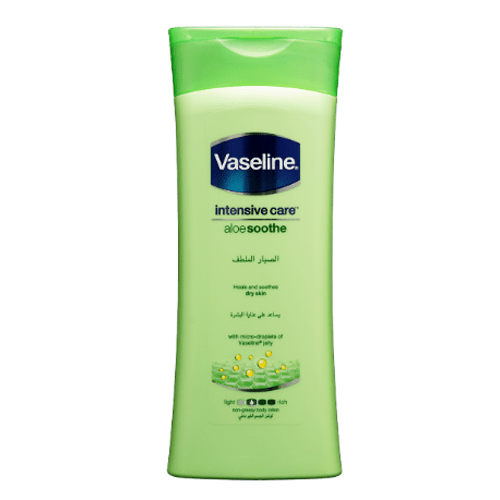 vaseline intensive care aloe soothe body lotion 400ml