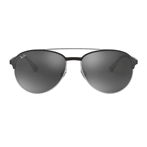 gradient gray with mirror sunglasses