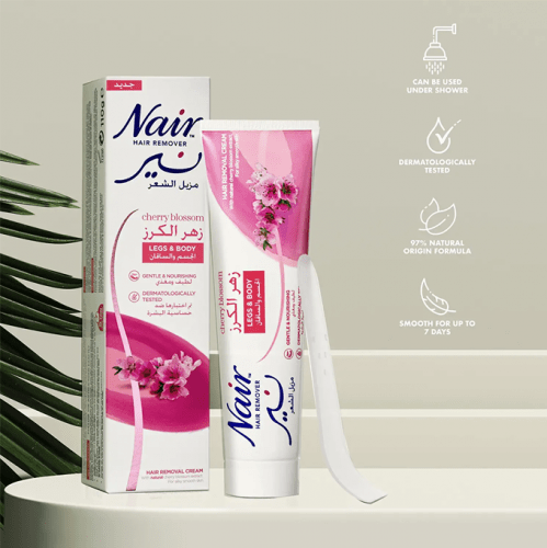 Nair Hair Removal Cream Cherry Blossom For Legs & Body - 110ml | Niceone