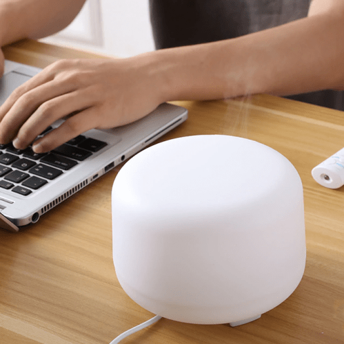 

فواحة دائرية صغيرة مرطبة ومعطرة للجو كيو كيو من نايس ون - ابيض - HF3003