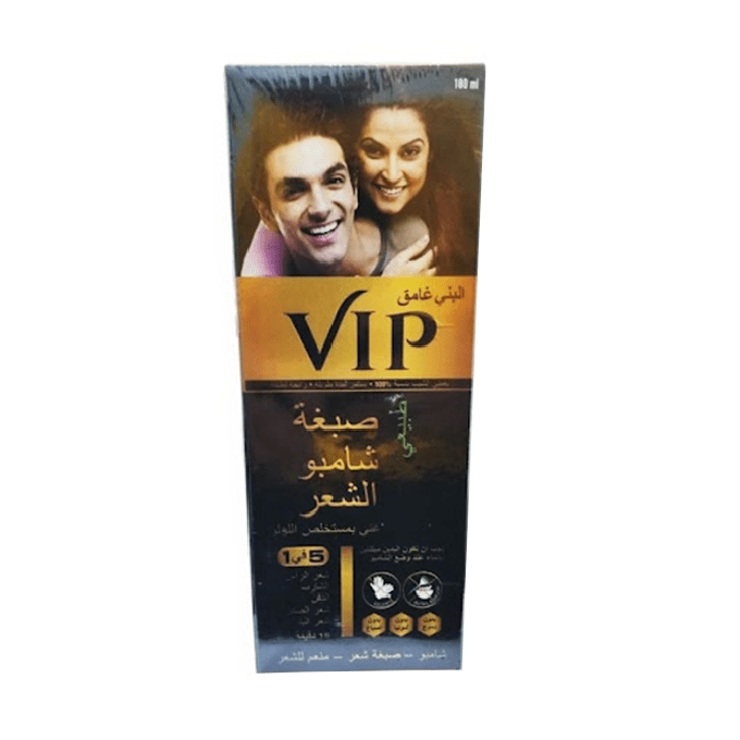 VIP Natural Hair Color Shampoo Dark Brown 180ml Niceone