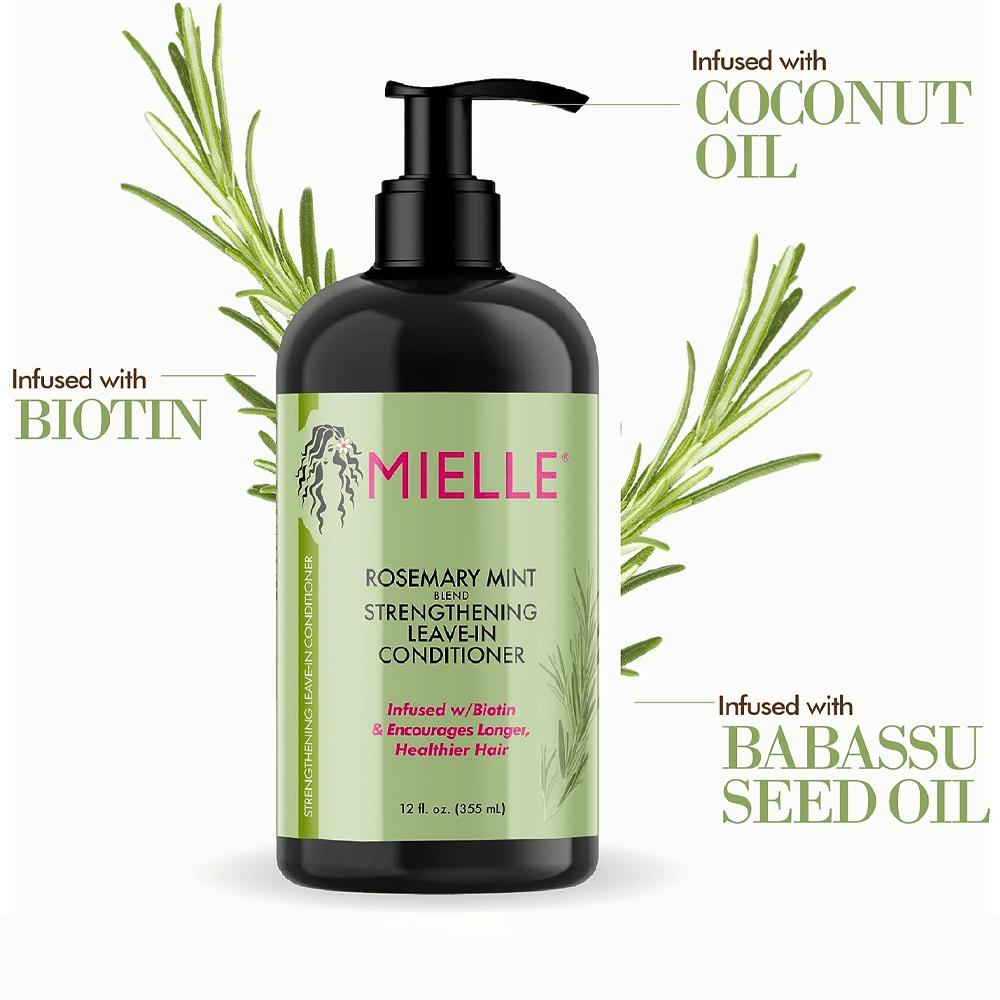 Mielle Organics Rosemary Mint Strengthening Leave-In Conditioner - 355ml
