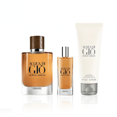 Giorgio Armani Acqua Di Gio Absolu Set for Men - Eau de Parfum - 3 Pieces |  Niceone