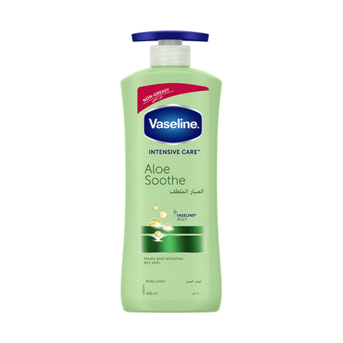 vaseline intensive care aloe soothe body lotion 400ml نايس ون السعودية