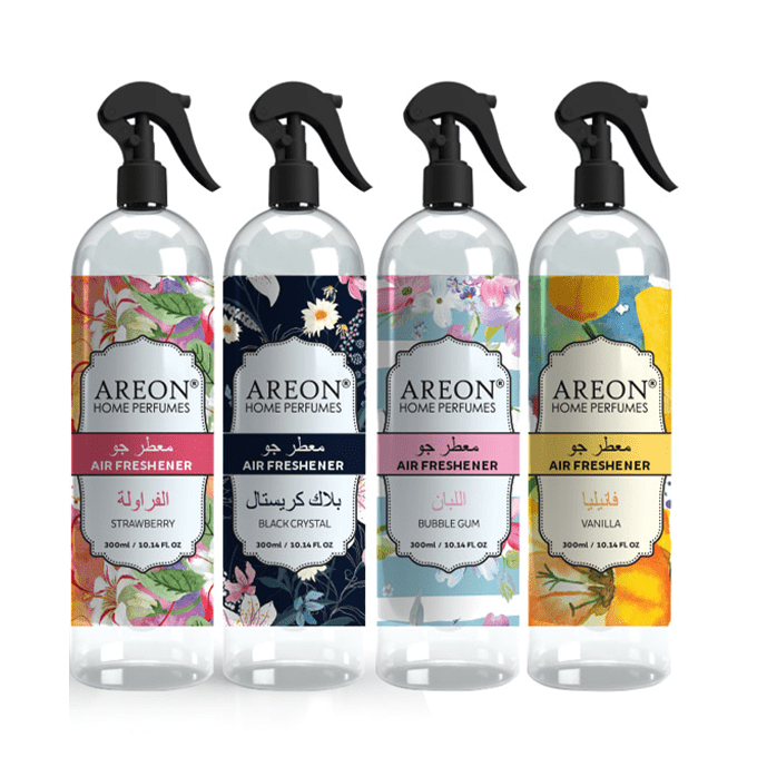 Areon Air Freshener Spray Collection - 4 Pieces