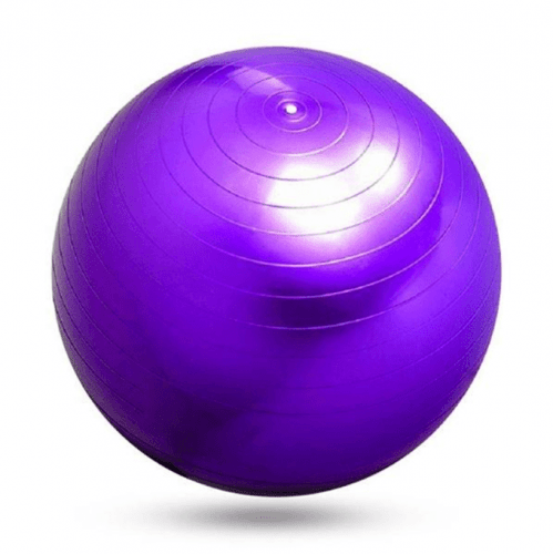 purple yoga ball