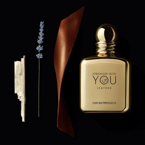 emporio armani stronger with you leather