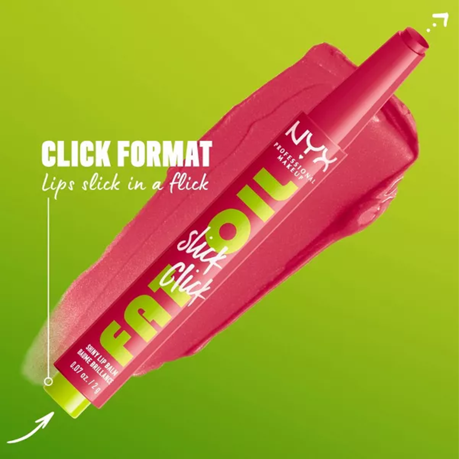 NYX Fat Oil Slick Click Tinted Lip Balm at Nice One KSA