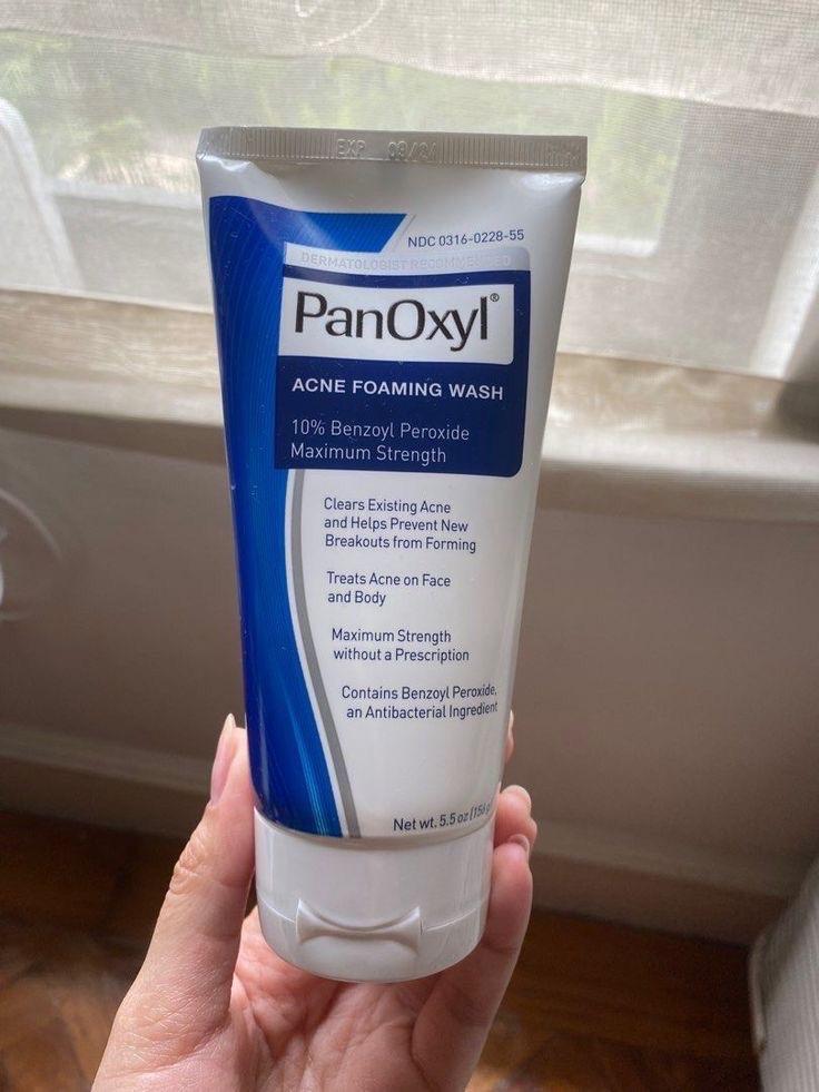 PanOxyl Acne Foaming Wash 10 Benzoyl Peroxide Maximum Strength 156g Niceone